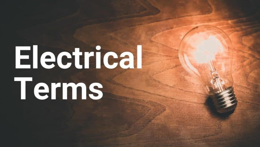 Electrical Terms in Our Lives